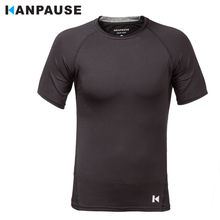 New Arrival KANPAUSE Men's breathable Tights  T-shirts Short Sleeve Training T-shirt Fitness Sportswear 2024 - buy cheap