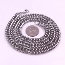 9mm 24''   316L Stainless Steel Double Curb Chain Link Necklace Men's Holiday Gifts Jewelry 2024 - buy cheap