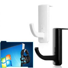 Portable Wall hook Universal Headphone Headset Hanger PC Monitor Earphone Stand Rack Useful Tools Black/White 2024 - buy cheap