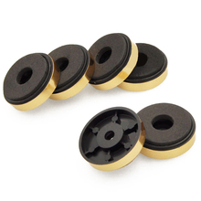 Onsale 4pcs Amplifier Speaker Isolation Feet Pad Gold Stand Plastic Fit For AMP Audio CD Player 30x8mm Mayitr 2024 - buy cheap