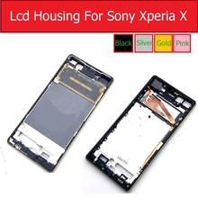 LCD Middle Housing For Sony Xperia X F5121 F5122 Front Screen Middle Frame Bezel Plate Chassis Cover With Side Button Parts 2024 - buy cheap
