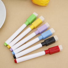 6 PCS/Lot Coloured Ink Whiteboard Marker Pen Set With Eraser Marker Pen Children Kids Stationery Gift Erasable Marker Pen 2024 - buy cheap
