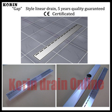 1200mm "Gap" Style Stainless Steel 304 Linear Shower Drain, Vertical Shower Drain, Floor Waste, Long floor drain, Shower channel 2024 - buy cheap