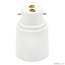 Adaptador de lâmpada b22 para e27, conector base de luz parafuso soquete de lâmpada retardador de chamas baquelite durável e seguro sem vazamento elétrico