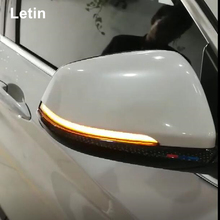 Letin-Espejo Retrovisor lateral para BMW X1 F48 2016 2017, luz LED de señal de giro, intermitente dinámico, 2018, 2019 2024 - compra barato
