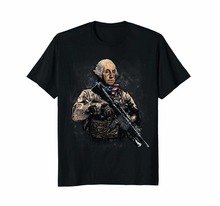 Presidential Soldiers: George Washington T-Shirt Men 2019 New Print Men T Shirt Summer Awesome Shirts 2024 - buy cheap