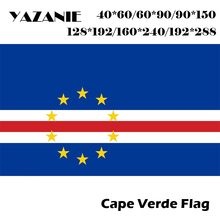 YAZANIE 60*90cm/90*150cm/120*180cm/160*240cm Cape Verde Flag No.4 2*3 ft World Country Flags Custom House Beach Flags Wholesale 2024 - buy cheap