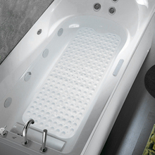 16*39 in PVC Non-Slip Bathtub Mat Quick Drainage Mildew Resistant Bathroom Shower Mat Massage Floor Mat with Suction Cups 2024 - buy cheap