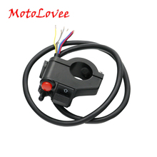 MotoLovee-Botón de montaje de 22mm para motocicleta, interruptor de giro de haz de bocina, manillar impermeable de aluminio, para Honda, YAMAHA, BMW, GS 2024 - compra barato