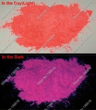 Pó de pó luminoso de fósforo 50 tamanhos x, luz vermelha que brilha no escuro, pigmento fotoluminescente 2024 - compre barato