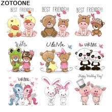 ZOTOONE Cartoon Iron on Patches for T-shirt Dresses Bags Diy Patch A-level Washable Stickers Heat Transfer Press Appliqued E 2024 - buy cheap