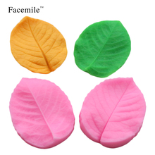 Facemile Leaf Press Mold Silicone Mold/Jelly/Chocolate/Soap/Gift Decorating Kitchenware Bakeware Mold Gift Decoration 50-175 2024 - buy cheap