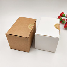 20 шт./лот, простой стиль, коробки из крафт-бумаги для детей, игрушек, точилка для карандашей, пакет, подарки, контейнер для хранения, коробки с наклейками 2024 - купить недорого