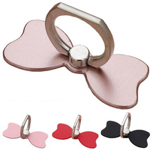 WholeSales 10 Pieces/lot ABS Pretty Bowknot Mobile Phone Holder Universal Phone Ring Holder Phone Stand Finger Ring Holder 2024 - buy cheap
