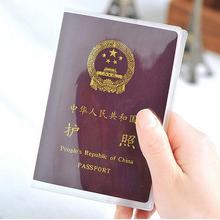 Funda para pasaporte impermeable de PVC transparente, soporte para tarjetas de identificación, accesorios de viaje 2024 - compra barato