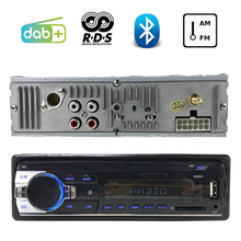 Slot Para Cartão SD USB FM AM AUX DAB + Bluetooth DIN RDS radio cassete player 1 Dispaly LCD Áudio Do Carro MP3 Jogador Autoradio Rádio Do Carro 2024 - compre barato