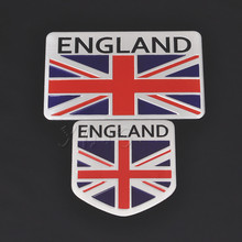 Pegatinas de coche de la bandera de Inglaterra, emblema de Reino Unido, insignia para BMW, Audi, Ford, Land Rover, Mini Cooper, Jaguar 2024 - compra barato