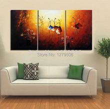Hand Painted Abstract Art Oil Paintings On Canvas Ballet Play For Living Room Wall Decor Paintings 2024 - buy cheap