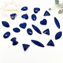 New arrival! Mixing Mocha Deep blue shape and sizes Glass Crystal Flatback rhinestones DIY Clothing accessories and nails 2024 - buy cheap