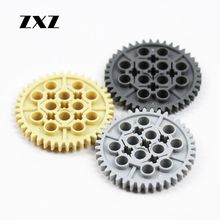 50pcs High Quality Bulk Technical Gear 40 Tooth z40 Plastic DIY Building Blocks Technical Parts 3649 MOC Tank Sets Accessories 2024 - buy cheap