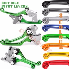 For Kawasaki KLX450R 2008-2009 High-quality CNC Pivot Racing Motocross Off Road Accessories Brake Clutch Levers Dirt Bike Lever 2024 - buy cheap