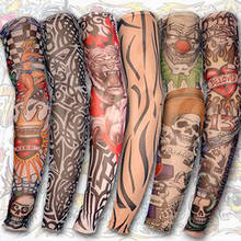 6 шт унисекс временные поддельные слипоны татуировки рукава Набор Новая мода солнцезащитный крем 2024 - купить недорого