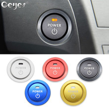 Ceyes Car Styling Auto Accessories Start Stop Engine Power Button Ring Sticker Fit For Toyota C HR Corolla Auris Prius Chr Cover 2024 - buy cheap