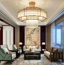 Novo chinês lustre simples e moderno sala de estar lâmpada de cristal criativo restaurante lustre villa hotel lobby lâmpada 2024 - compre barato
