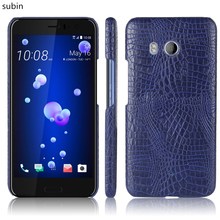 Новое поступление, чехол subin из кожи крокодила для HTC U11, чехол 5,5 дюйма, Роскошный чехол из крокодиловой кожи в стиле ретро, чехол для телефона HTC U11 2024 - купить недорого