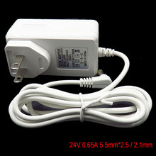 US Plug Air Humidifier Aromatherapy EU Adapter Lamp Power Adapter  Charger 100-240V AC to 24V DC Power 0.65A 5.5mm*2.5/2.1mm 2024 - buy cheap