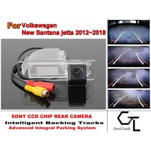 Cámara de visión trasera para coche, videocámara de marcha atrás, HD, CCD, para Volkswagen nueva Santana jetta 2012 ~ 2018 2024 - compra barato