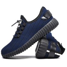 Zapatos de seguridad con punta de acero Unisex, zapatillas de trabajo ligeras y antigolpes, transpirables, resistentes al desgaste 2024 - compra barato