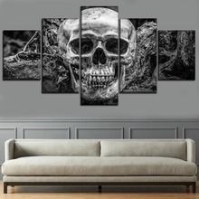 full square/round drill 5D DIY Diamond Painting Full Square 5 Piece Abstract Skull Pictures  Diamond Mosaic Embroidery Picture 2024 - buy cheap