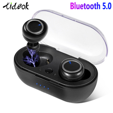 TWS Bluetooth 5,0 наушники стерео беспроводные наушники HIFI Звук спортивные наушники Handsfree игровая гарнитура с микрофоном для телефона 2024 - купить недорого