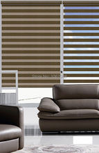 Hot sale 100% Polyester Translucent Zebra Blinds Customized Modern Window Curtains for Living Room ZB35 2024 - buy cheap