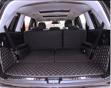 Newly! Full set car trunk mats for Mercedes Benz GLS 550 7 seats 2019-2016 waterproof cargo liner boot carpets for GLS550 2017 2024 - buy cheap