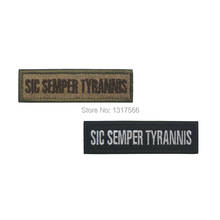 SIC SEMPER Embroidery Patch Embroidered Patches Military Tactical Armband Fabric Sticker Sewing Applique For Clothing Jacket Bag 2024 - buy cheap