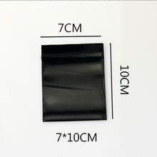 7x10cm Clear Black Color 200pcs/Lot Self Sealing ZipLock Plastic Pill Earrings Packaging Bags 2024 - buy cheap