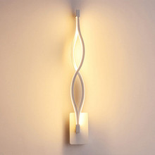 16 W LED lámpara de pared moderna lámpara de pared dormitorio lámpara de cabecera iluminación AC85-265V 2024 - compra barato