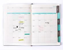 Planejador diário e notebook, livro de agendamento semanal para data de trabalho, atualização contínua, 365 2024 - compre barato