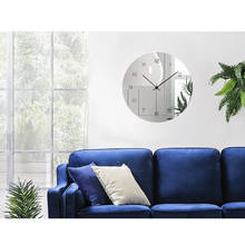 Novelty Acrylic Mirror Wall Clocks 2021 New Fashion Modern Creative Clock Horloge Art Wall Watch Relogio De Parede Home Decor 2024 - buy cheap