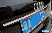 Lapetus-cubierta de tapa de maletero trasero, moldura de manija de puerta trasera, guarnición de maletero, 1 pieza, apta para Audi Q5 2013 2014 2015 2016 2024 - compra barato
