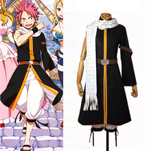Anime Fairy Tail Natsu Dragneel New Cosplay Uniform Suit Men's Halloween Costumes Full Set Custom-made Free Shipping 2024 - buy cheap