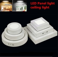 Luz Led REDONDA/Panel de luz Led cuadrado, 9W/15W/25W, AC85-265V descendente de techo + controlador, gratis 2024 - compra barato