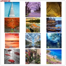 5D Full Drill Diy Diamond Painting Cross Stitch Resin Square/round Diamond Embroidery Decoration  accessories landscape sea tree 2024 - buy cheap