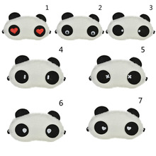 1 pieza nueva encantadora máscara ojo Panda sombra lindo viaje venda de reposo funda para dormir máscara para ojos parche para ojos 2024 - compra barato