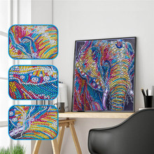 5d Elephant Special Shaped Diamond Painting Partial Drill Diamond Embroidery Cross Stitch diy Handmade Art Crafts Home Decors 2024 - buy cheap