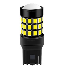 1 Uds T20 W21W WY21W 7440 alta calidad 1500LM LED coche señal de giro Auto bombilla de marcha atrás Luz de circulación diurna rojo blanco amarillo 2024 - compra barato