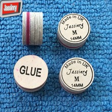 free shipping 14mm Jassinry Billiards cue tips white and red Sample tip 9layers pigskin Pool tips SS/S/M/H/HH Billiard Supplies 2024 - buy cheap