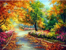 Diy Mosaic Inlay 5d Diamond Painting Full Square/round Drill Art Embroidery Cross Stitch Road Scenery Resin Picture By Numbers 2024 - buy cheap